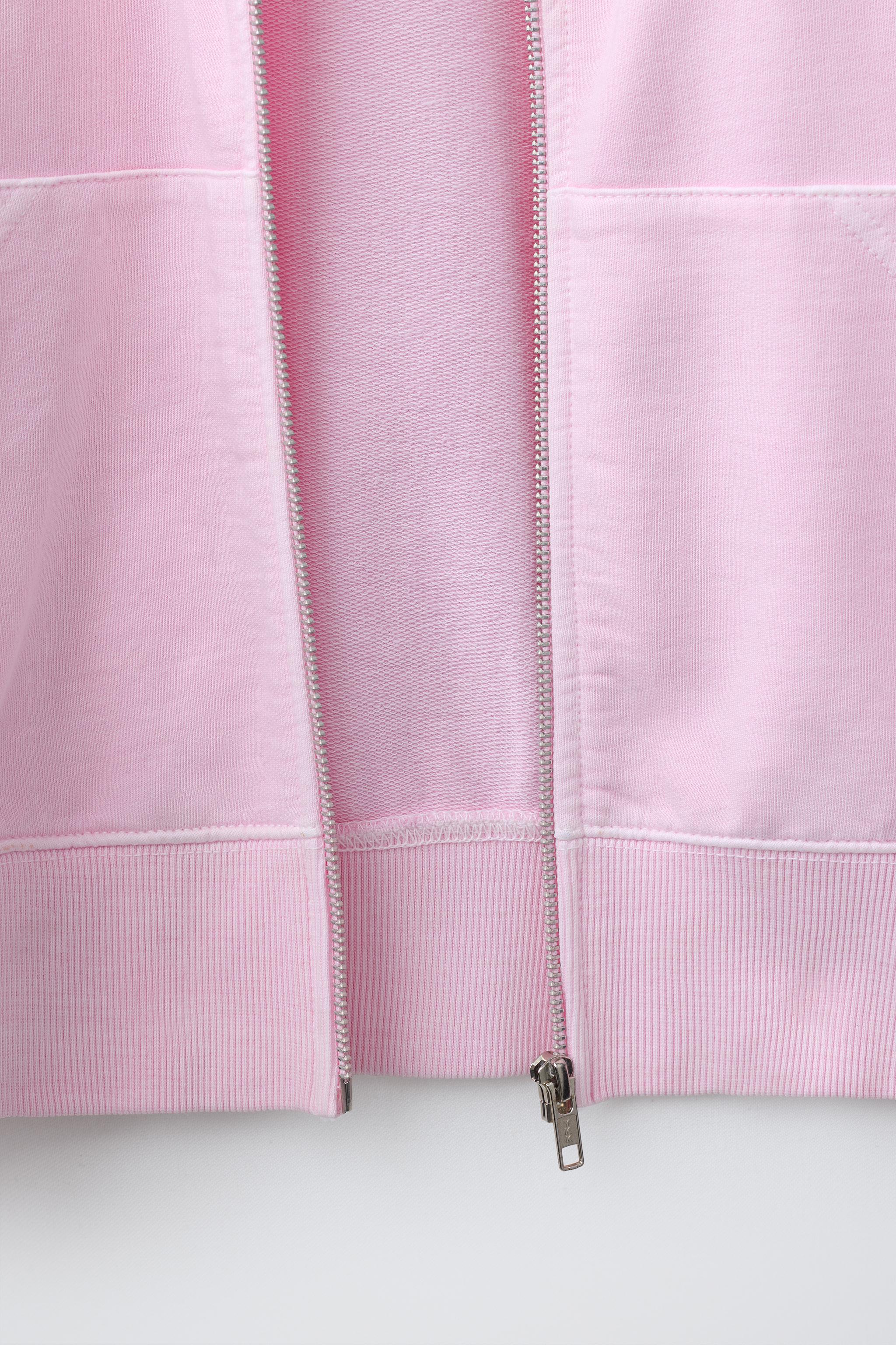 PLUSH ZIP SWEATSHIRT